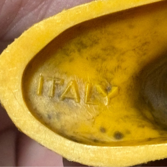 Vintage Antique Molded plastic made in Italy Nativity scene figures. Set of 3 - Picture 10 of 10